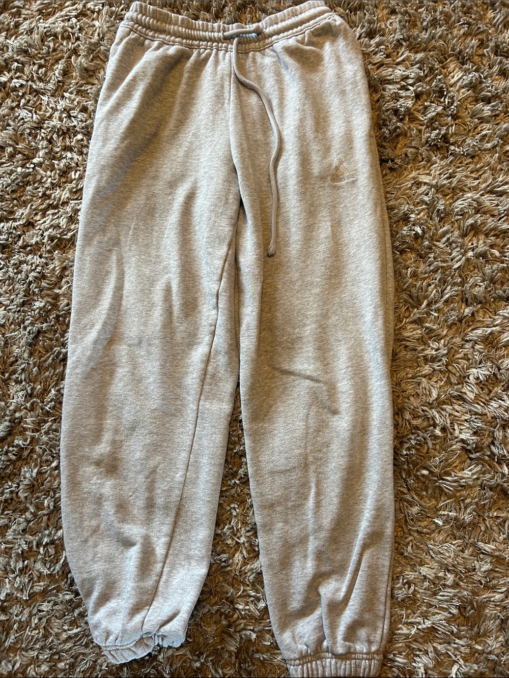 Mens Gray Fleece Jogger Sweatpants - Cozy Everyday Bottoms